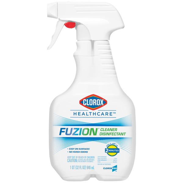 CLOROX HEALTHCARE® FUZION® CLEANER DISINFECTANT, SPRAY, 32 OZ, 9/CS, SOLD AS CASE CLOROX 10001213