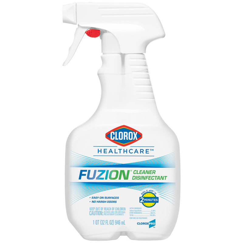 CLOROX HEALTHCARE® FUZION® CLEANER DISINFECTANT, SPRAY, 32 OZ, 9/CS, SOLD AS CASE CLOROX 10001213