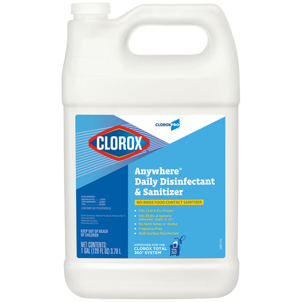 CLOROX HEALTHCARE® SPORE10 DEFENSE CLEANER DISINFECTANT, REFILL BOTTLE, 128 OZ, 4/CS, SOLD AS CASE CLOROX 10001213