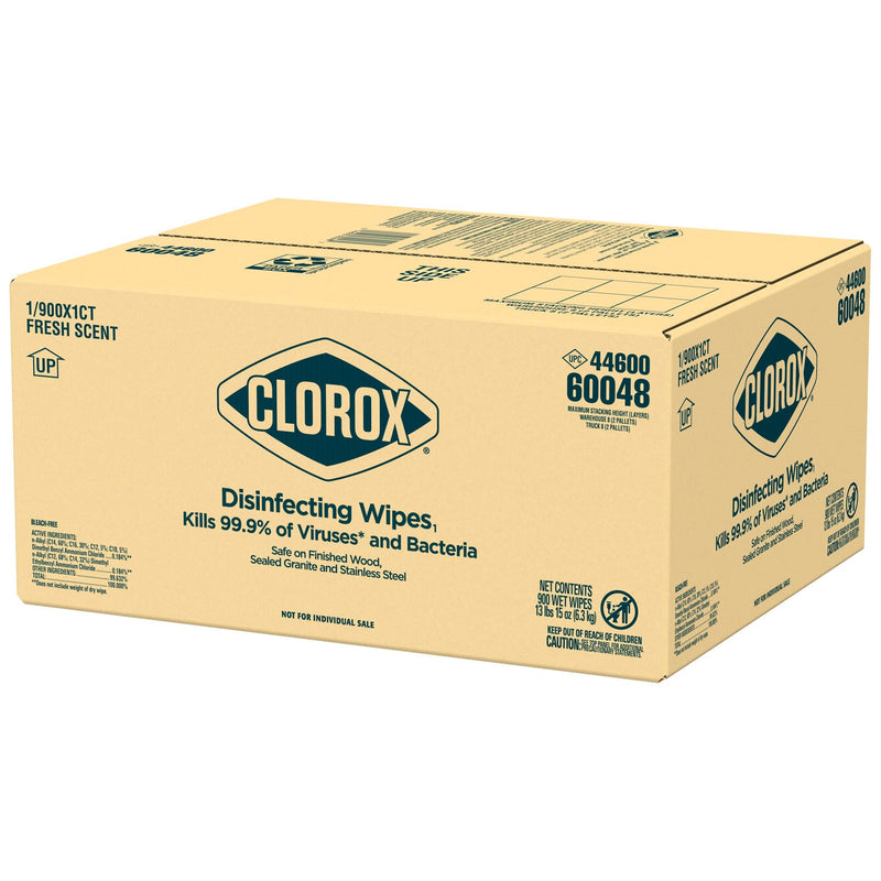 Clorox Commercial Solutions Disinfecting Wipes Wipe Disinfecting Fresh Scent900Ct 1/Cs -60048