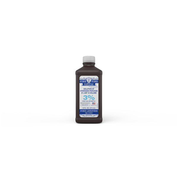 HYDROGEN PEROXIDE 3%, 8 OZ, 12 BTL/CS, SOLD AS CASE HYDROX 10000914