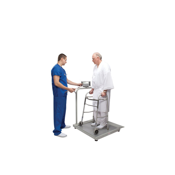 Pelstar/Health O Meter Professional Scale - Digital Wheelchair Ramp Scales Scale Digital Wheelchair Railsproplus 1000Lb/454Kg -2500KL