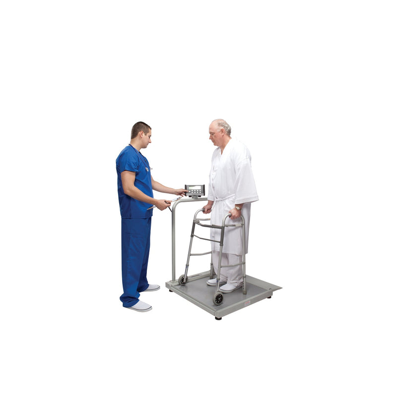 Pelstar/Health O Meter Professional Scale - Digital Wheelchair Ramp Scales Scale Digital Wheelchair Railsproplus 1000Lb/454Kg -2500KL