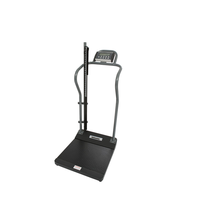 ANTIMICROBIAL DIGITAL PLATFORM SCALE WITH HEIGHT ROD, KG ONLY, ASSEMBLED, 100-240V ADAPTER OR 6 D BATTERIES, SOLD AS EACH PELSTAR 10000517