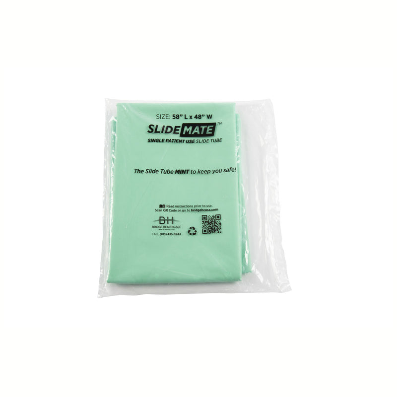 SLIDEMATE, ORIGINAL, SINGLE PATIENT USE, SLIDE TUBE, 58" X 29", GREEN, 50/CS, SOLD AS CASE PELSTAR 10000517