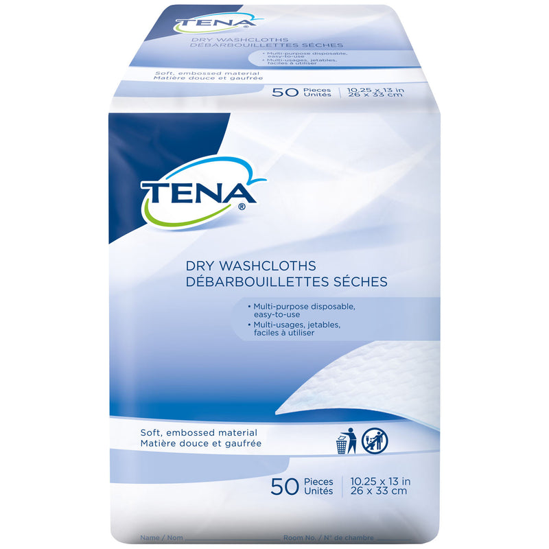 WASHCLOTH, 13" X 13.25", 50/PK, 16 PK/CS, SOLD AS CASE ESSITY 10001246