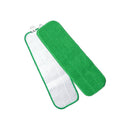 WET FLAT MOP, VELCRO, GREEN, 18", 1/DZ, SOLD AS DOZEN HOSPECO 10000901