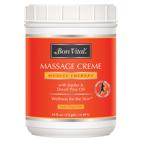 MUSCLE THERAPY MASSAGE CRÈME, 1/2 GALLON JAR, 6/CS, SOLD AS CASE HYGENIC/THERABAND 10000772
