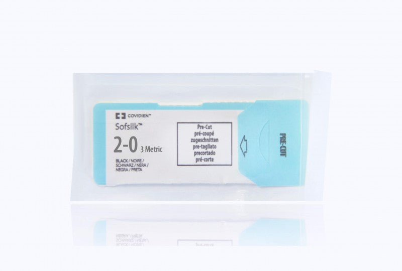SUTURE, PRE-CUT, SIZE 2-0, BLACK, 12X30", NO NEEDLE, 3 DZ/BX, SOLD AS BOX MEDTRONIC/MINIMALLY 10000446