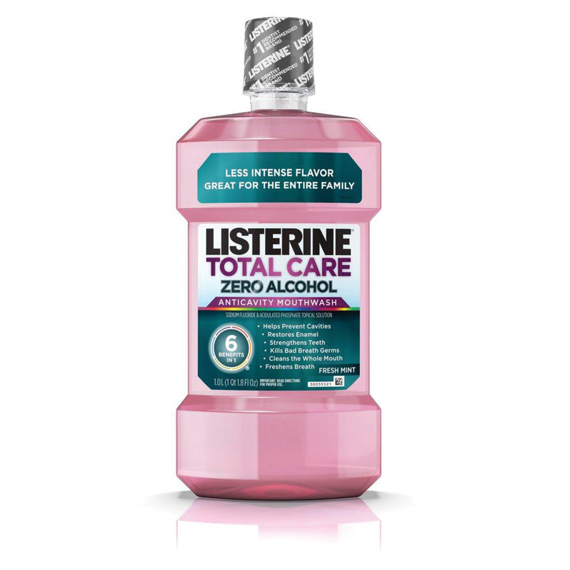 LISTERINE® TOTAL CARE ZERO™ MOUTHWASH, ALCOHOL FREE, FRESH MINT, 95ML , 24/CS, SOLD AS CASE KENVUE 10000533