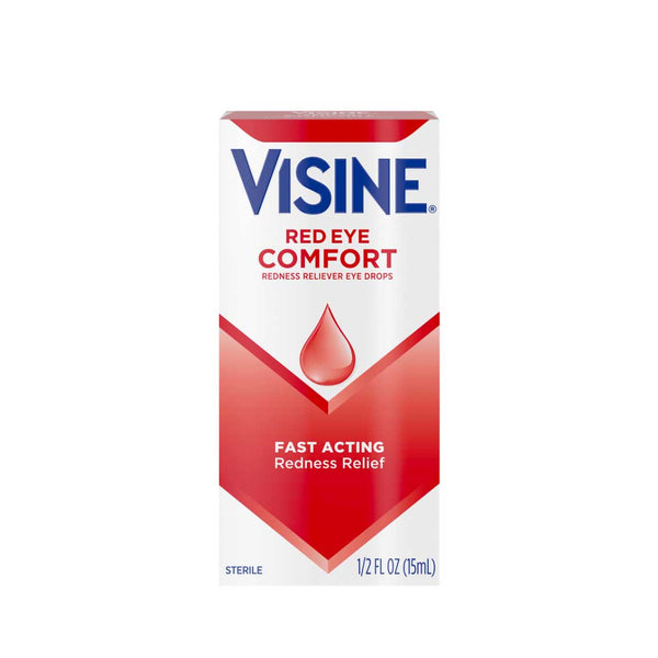 J&J Visine Eye Drops. Eye Drops, Lubricant, 0.5 Fl Oz, 3/Bx, 12 Bx/Cs (Continental Us+Hi Only). Drop Eye Lube Visine .5Oz 3/Bx12Bx/Cs, Case