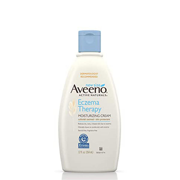J&J Aveeno Eczema Treatment. Eczema Therapy Moisturizing Cream, 5 Oz, 3/Bx, 4 Bx/Cs (Continental Us+Hi Only). Cream Moisturizer Eczema 5Ozaveeno 3/Bx