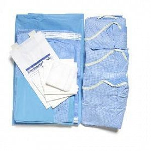 ENDOSCOPY PACK INCLUDES: LAPAROSCOPIC ABDOMINAL DRAPE, MAYO STAND COVER, BACK TABLE COVER, ULTRA SURGICAL GOWN IN OVERWRAP, ULTRA , SOLD AS CASE O&M 1