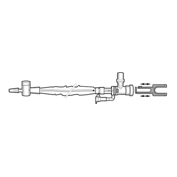 Airlife Ballard Closed Suction System Trach Care 72 Dbl Swivel Elbow14Fr 20/Cs -227