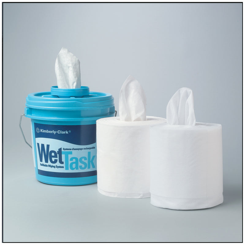 KIMTECH WETTASK WIPERS FOR SOLVENTS, 12" X 12.5", 60 SHEETS/RL, 6 RL/CS, SOLD AS CASE KIMBERLY-CLARK 10001057