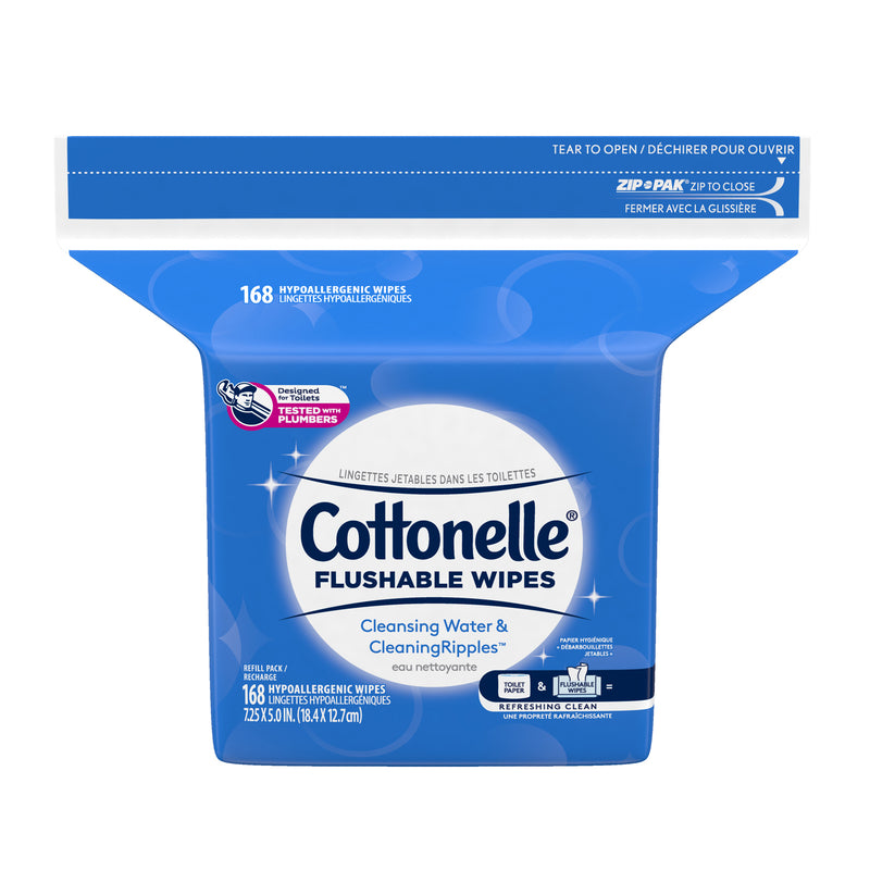 CLEANSING CLOTHS, FLUSHABLE, REFILL, 42 CT., 12/CS, SOLD AS CASE KIMBERLY-CLARK 269