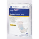 BLADDER CONTROL PADS, 4" X 10¾", EXTRA ABSORBENCY, 20/BG, 6 BG/CS, SOLD AS CASE CARDINAL 261