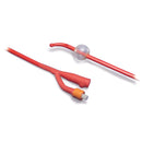 COUDE FOLEY CATHETER, 5CC, 2-WAY, RED LATEX, 20FR, 17"L, 12/CTN, SOLD AS CARTON CARDINAL 261