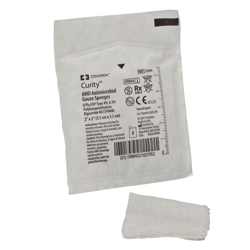 GAUZE SPONGE, 4" X 4", 8-PLY, STERILE 10S IN PLASTIC TRAY, 1280/CS, SOLD AS CASE CARDINAL 261