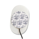 ECG ELECTRODE, NEONATAL, KITTYCAT, PRE-WIRED, CLOTH 1053NPSM, RADIOLUCENT LEAD WIRES, 3/STRIP, 100 STRIP/CS, SOLD AS CASE CARDINAL 261