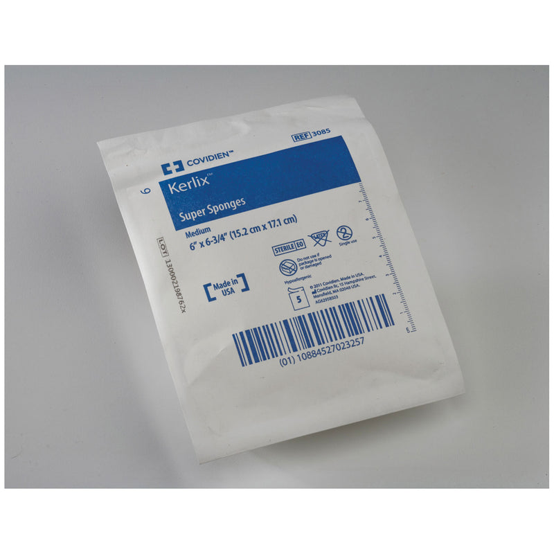 KERLIX SUPER SPONGE, MEDIUM, 6" X 6¾", STERILE 2S, 480/CS, SOLD AS CASE CARDINAL 261