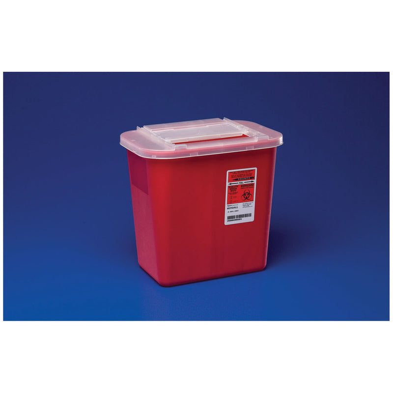 CONTAINER, 1 GAL, RED, CLEAR SLIDING LID, 4.8"H X 7¼"D X 8½"W, 32/CS, SOLD AS CASE CARDINAL 261