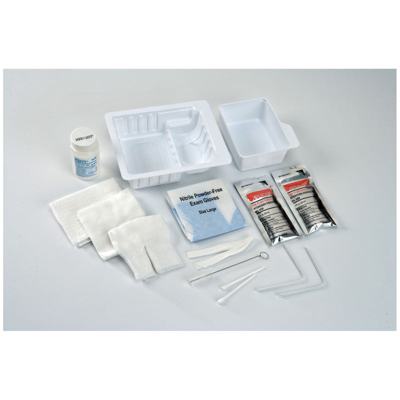 ARGYLE™ TRACHEOSTOMY CARE TRAY, 48/CS, SOLD AS CASE CARDINAL 261