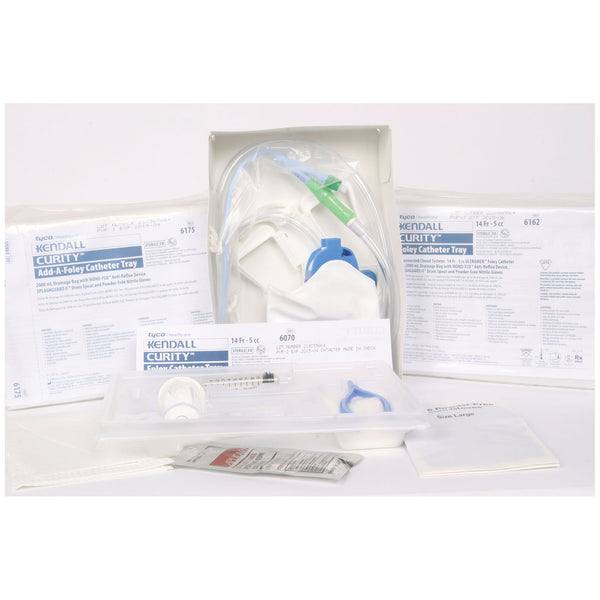 ADD-A-FOLEY CATHETER TRAY WITH #6208 DRAIN BAG 2000ML, 10CC PREFILLED SYRINGE, 10/CS, SOLD AS CASE CARDINAL 261