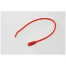 URETHRAL RED RUBBER CATHETER, 14FR, 12"L, 12/CTN, SOLD AS CARTON CARDINAL 261