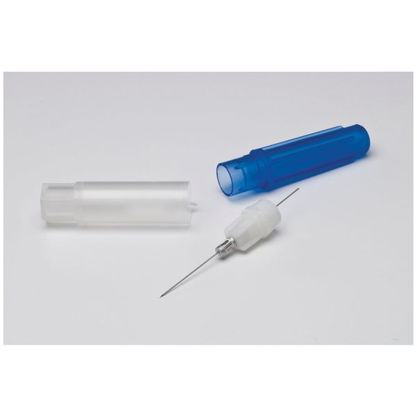 PLASTIC HUB DENTAL NEEDLE, 30G SHORT, ¾" L, BLUE, 100/BX, 10 BX/CS, SOLD AS CASE CARDINAL 261
