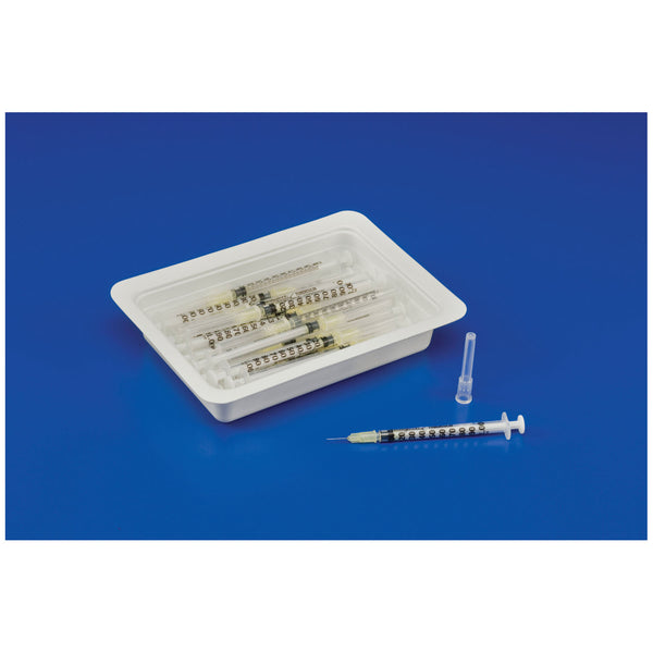 ALLERGY TRAY, 1ML TB SYRINGE , 27G X ½", 25/TRAY, 40 TRAYS/CS, SOLD AS CASE CARDINAL 261