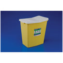 SHARPS CONTAINER, 18 GAL, YELLOW, HINGED LID, PG II RATED, 5/CS, SOLD AS CASE CARDINAL 261