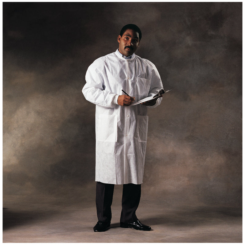 HALYARD BASIC PLUS LAB COAT, SOLD AS CASE O&M 10000979