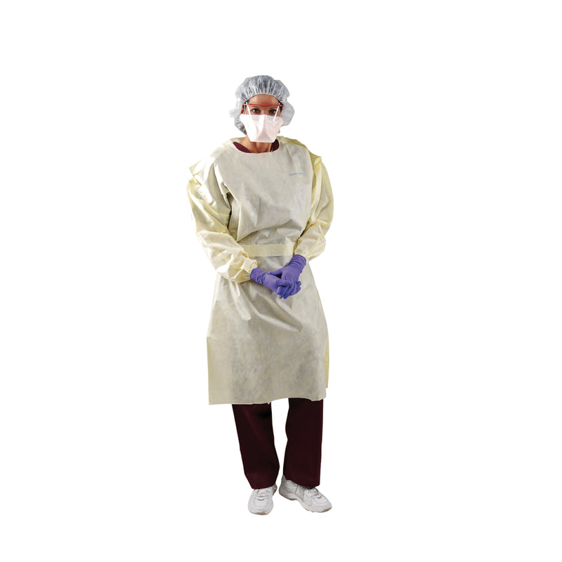 COVER GOWN, YELLOW, AAMI 2, X-LARGE, 10/BG, 10 BG/CS, SOLD AS CASE O&M 10000979