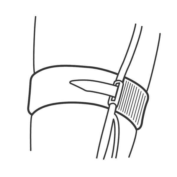 CATHETER LEG STRAP, 2" X 24", 10/BX, 4 BX/CS, SOLD AS CASE O&M 10000979