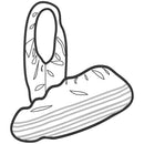 HEAVY-DUTY SHOE COVER, UNIVERSAL, 100/BX, 3 BX/CS, SOLD AS CASE O&M 10000979