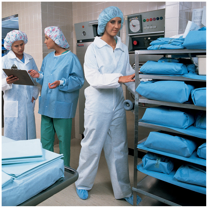 PROTECTIVE COVERALL, SPUNBOUND, 2X-LARGE, WHITE, 24/CS, SOLD AS CASE O&M 10000979