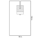 DRAPE, SPLIT, EENT, 76" X 124", STERILE, 10/CS, SOLD AS CASE O&M 10000979