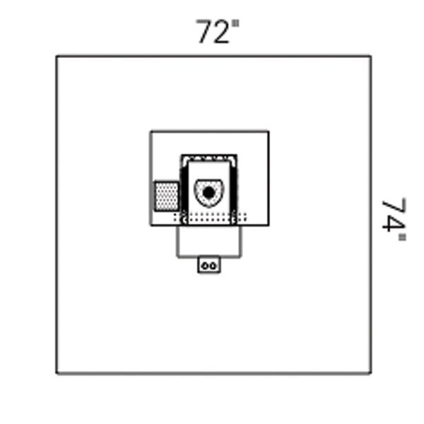 DRAPE, 73" X 74", STERILE, 10/CS, SOLD AS CASE O&M 10000979