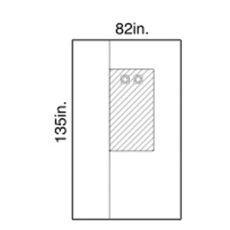 Halyard Drapes Drape Femoral Angiographyw/Window Xlong 14/Cs -89709