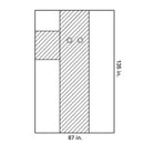 FEMORAL ANGIOGRAPHY DRAPE, 87" X 135", X-LONG, STERILE, 16/CS, SOLD AS CASE O&M 10000979