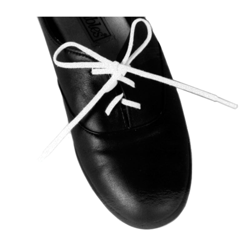 SHOE LACES, BLACK, 3/16" X 24", 2 PR/PK, SOLD AS EACH KINSMAN 10000721