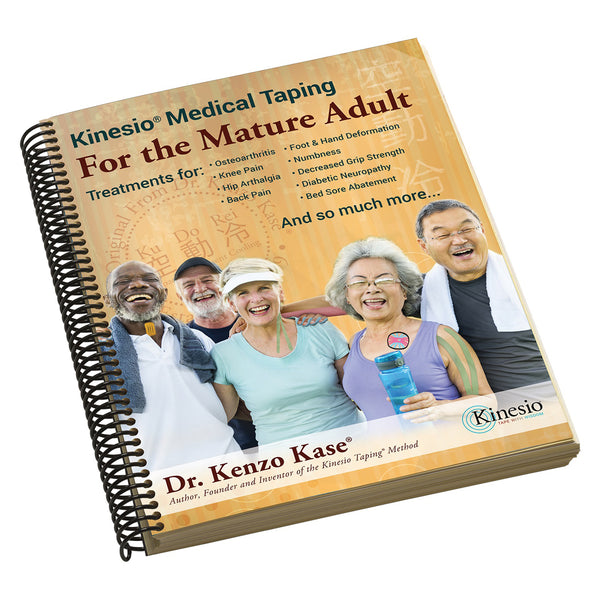 MEDICAL TAPING FOR THE MATURE ADULT BOOK BUNDLE - INCLUDES BOOK PLUS FREE ROLL LIGHTTOUCH+™ TAPE, GREEN, 2" X 16.4'., SOLD AS EACH KINESIO 10000720