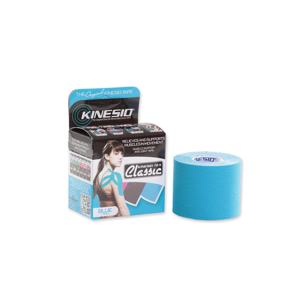 Kinesio Tex Classic Tape Tape Water Resistant Texclassic 2X13.1Ft Reg Blu 6Rl/Bx -CKT75024