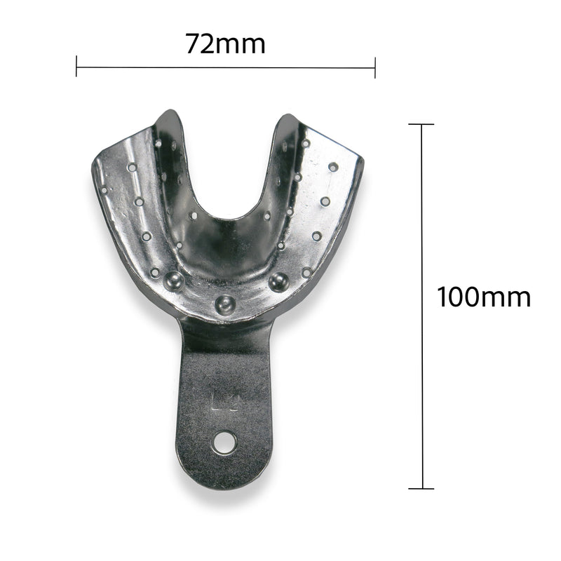 Dental Impression Tray Aluminum, Medium, Lower ORAL32 -ALUM-ML - Osung USA