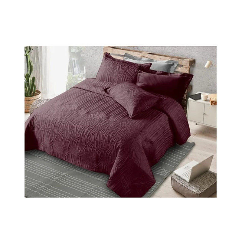 Lew Jan Bedspreads Quilted Bedspread, 50% Cotton/50% Polyester, 81" X 110", Slate -V48-8110SL