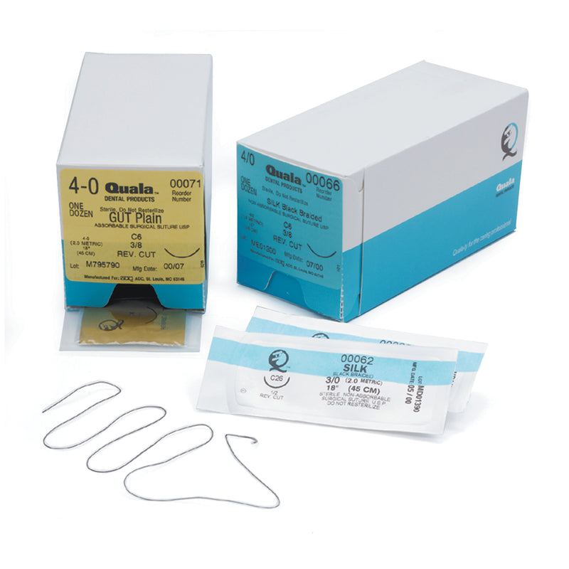 CHROMIC GUT 3/0 C-6 27", 12/BX, SOLD AS BOX QUALA 10000640