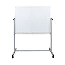 MAGNETIC WHITEBOARD, DOUBLE-SIDED, GHOST GRID, 48"W X 36"H, SOLD AS EACH LUXOR 10000572