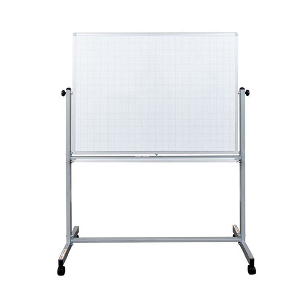 MAGNETIC WHITEBOARD, DOUBLE-SIDED, GHOST GRID, 48"W X 36"H, SOLD AS EACH LUXOR 10000572