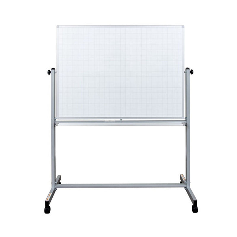 MAGNETIC WHITEBOARD, DOUBLE-SIDED, GHOST GRID, 48"W X 36"H, SOLD AS EACH LUXOR 10000572